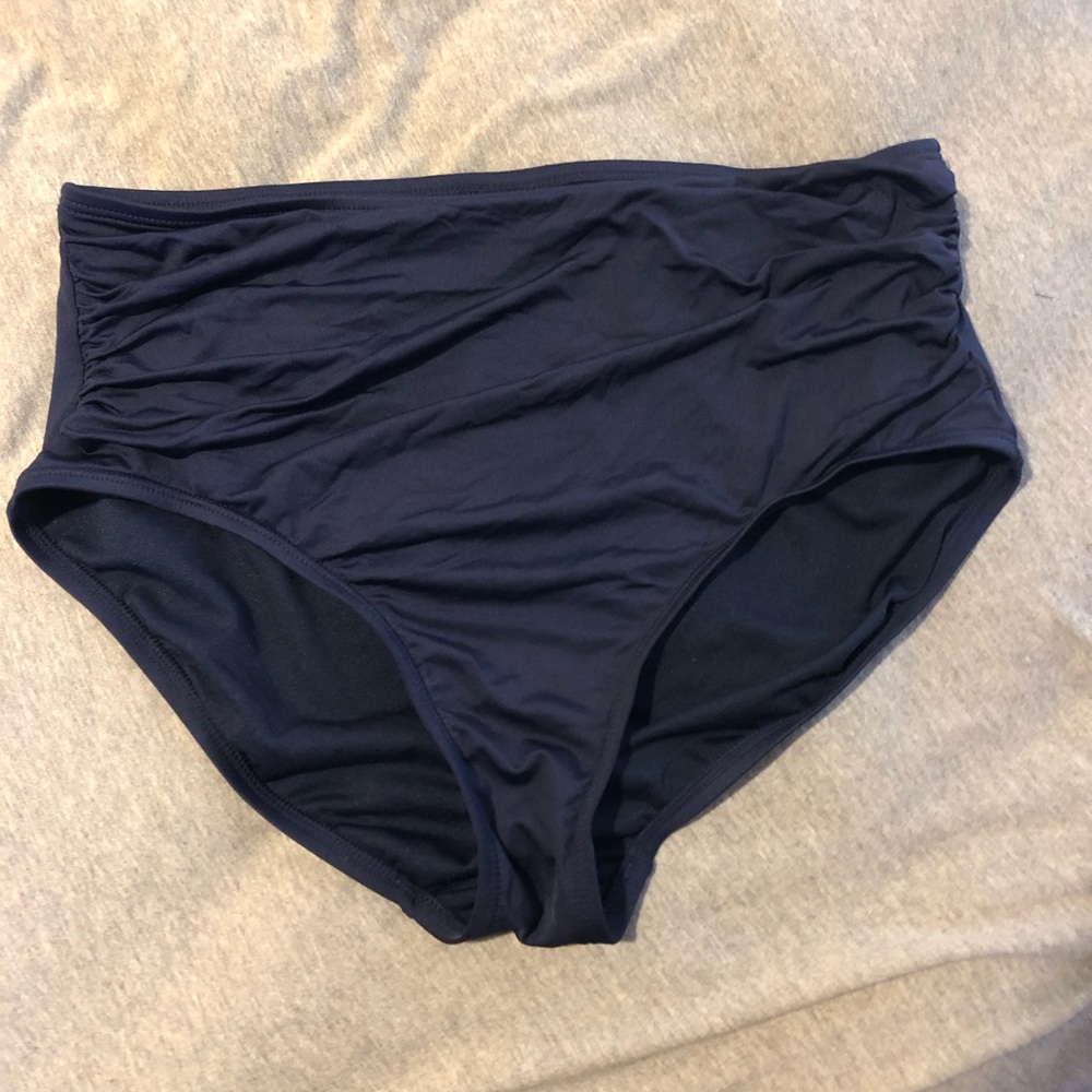 Merona High-Waisted Navy Blue Bikini Bottom